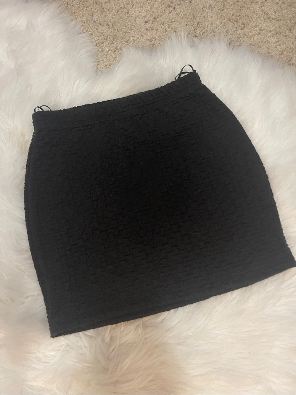 H&M black mini skirt size 6  #11
